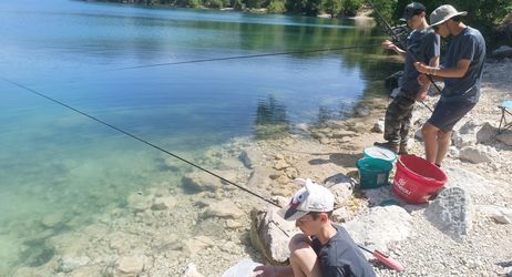 Pêche au 'Coup", "Feeder" et pêche de la carpe au lac du Broc