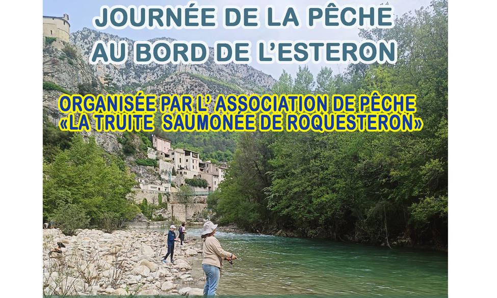 Journée de la pêche au bord de l'Esteron