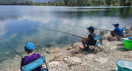 Pêche au 'Coup", "Feeder" et pêche de la carpe au lac du Broc