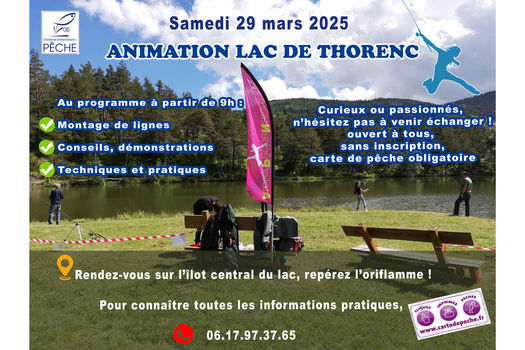 Animation peche lac de Thorenc