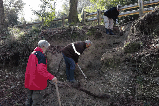 Entretien des parcours de pêche