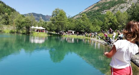 Journée pêche au lac de l'Ouort