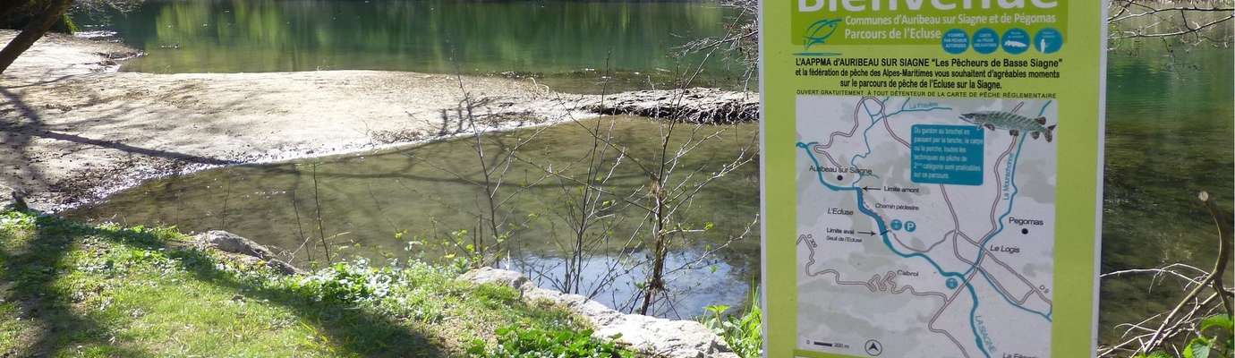 Parcours peche découverte ecluse siagne